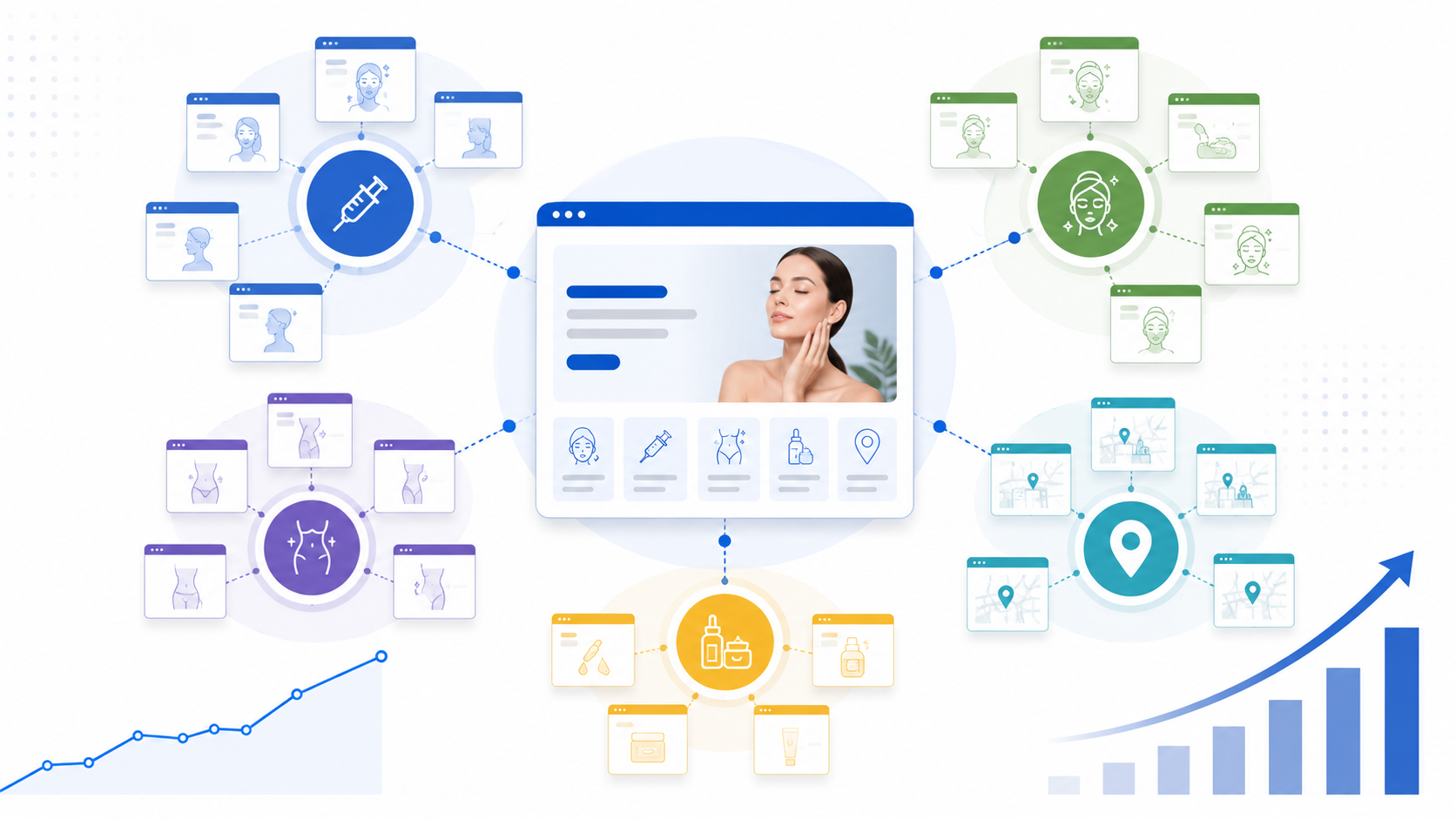 Med Spa Content Clusters: Building Topical Authority Around Treatments article preview by Vistrane